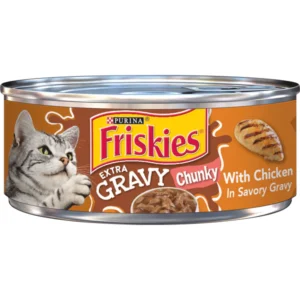 Friskies Extra Gravy Chunky With Chicken In Savory Gravy 156g
