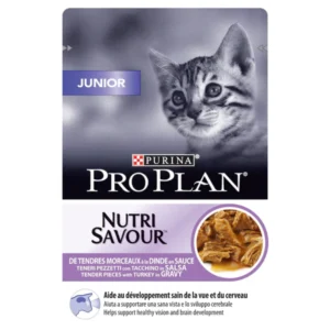 PURINA PRO PLAN Junior Nutri Savour with Turkey in Gravy 85g