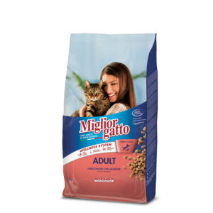 Miglior gatto ADULT KIBBLE WITH SALMON 2 kg