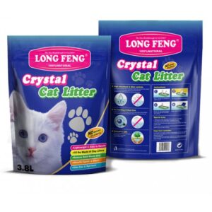 Long Feng Silica Jel Crystal Cat Litter - 3.6L