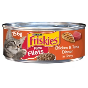 PURINA Friskies Prime Filets Chicken And Tuna in Gravy156g