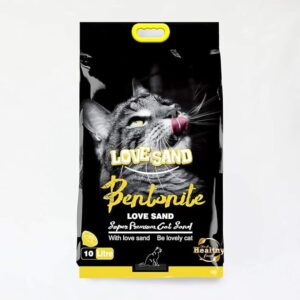 BENTONITE Clumping Love Sand Cat Litter (Lemon) 10L