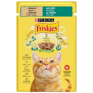 Purina Friskies Duck Chunks in Gravy  Pouch 85g