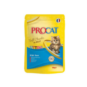 Procat Wet Food Chunks with Tuna in Jelly for Kittens 85 g