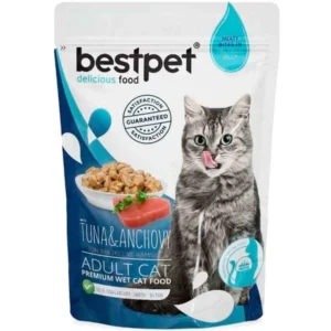 Best pet with Tuna & anchovy in jelly 85g