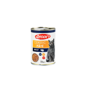 Groovy Classic Pate Adult Cat Wet Food Cans 400g - Beef