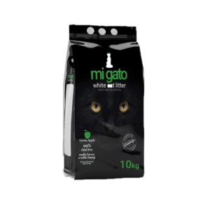 Migato Cat Litter - White Cat Litter - 10L (Green Apple)