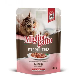 Miglior Gatto Sterilized Salmon Pouch 85g