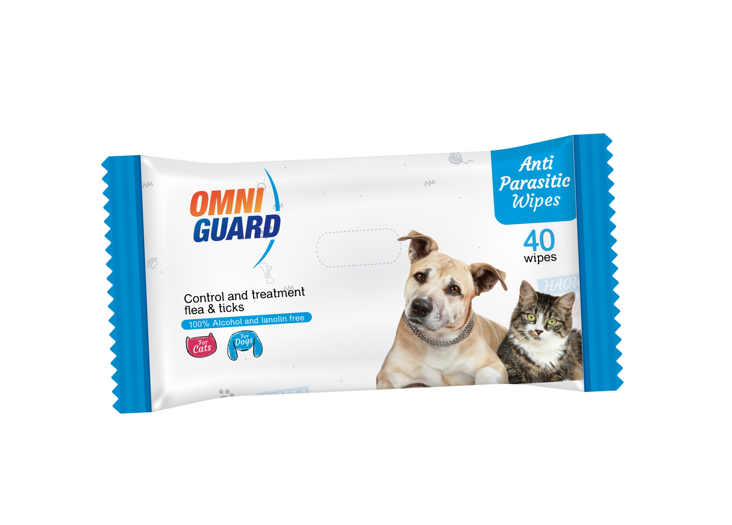 Omni Guard Anti Parasitic Wipes