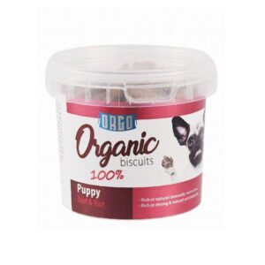 Orgo Organic Biscuit Treats with Beef And Rice for Puppies 150 gm