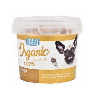Orgo Organic Biscuit Treats with Salmon for Puppies 150 gm
