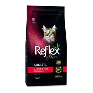 Reflex Plus Lamb & Rice Adult Cat Dry Food 1.5kg