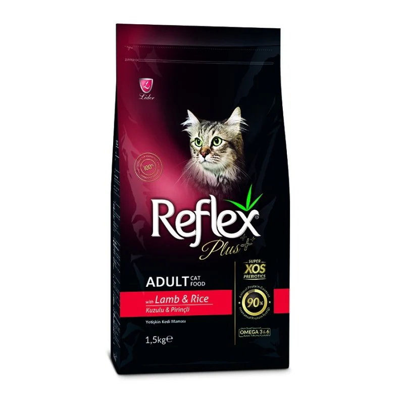 Reflex Plus Lamb & Rice Adult Cat Dry Food 1.5kg