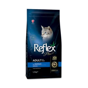 Reflex Plus Salmon Adult Cat Dry Food 1.5kg