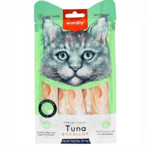Wanpy Creamy Treat With Tuna & Scallop 70 g