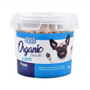 Orgo Organic Biscuit Treats with Chicken for Puppies - 150 mg