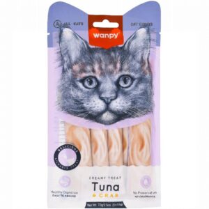 Wanpy Creamy Treat With Tuna And Crab 70g