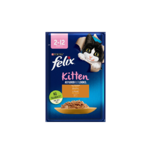 Felix As Good As It Looks Kitten with Chicken in Jelly 85g