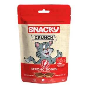 Snacky Crunch Chicken and Cheese Cat Award Strong Bones 60 gm