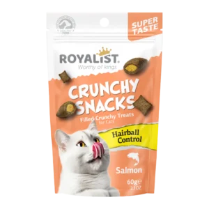 Royalist Crunchy Snacks with Salmon (Hairball Control) 60 gm