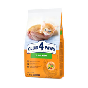 Club 4 Paws Dry Food with Chicken for kittens Cats 300 gr