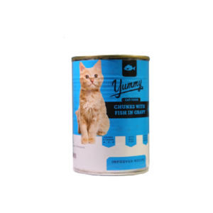 Yummy Chunks with Fish in Gravy Wet Food Can