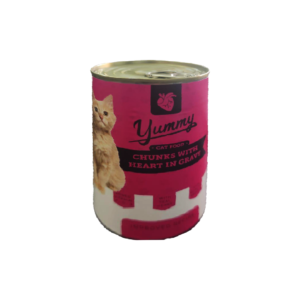 Yummy Chunks with Heart in Gravy Wet Food Can