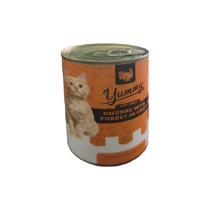 Yummy Chunks with Turkey in Gravy Wet Food Can