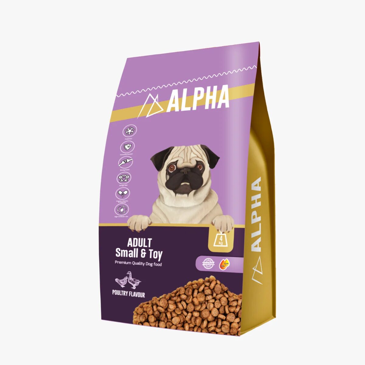 Alpha Dry Food for small adult With Poultry