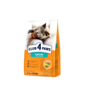 Club 4 Paws Dry Food with chicken for adult sterilized Cats