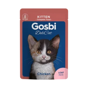 Gosbi Delicat Chicken Loaf Pate Kitten Cats (wet food)