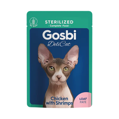 Gosbi Delicat Sterilised Chicken Loaf Pate Cats