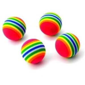Paw Zilla Assorted Ball Cat Toys 4 Pcs