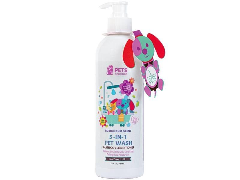 Pets Republic Anti-Dandruff Shampoo and Conditioner 5 in 1 Pet Wash