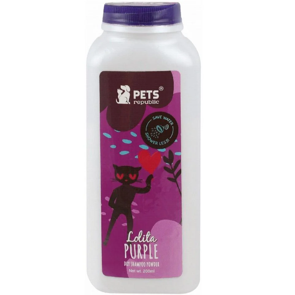 Pets Republic Dry Shampoo Lolita Purple Scent