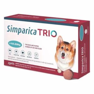 Simparica Trio Dogs 10 - 20KG - 1 Tablet