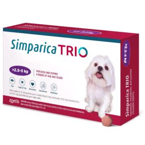 Simparica Trio Dogs 2.5 - 5KG - 1 Tablet