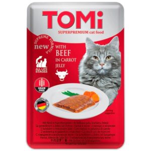 Tomi Pouch Beef in Carrot Jelly Cat