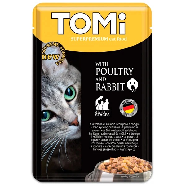 Tomi Pouch Poultry And Rabbit Cat