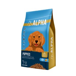 Alpha Dry Food Beef Flavor for Puppies